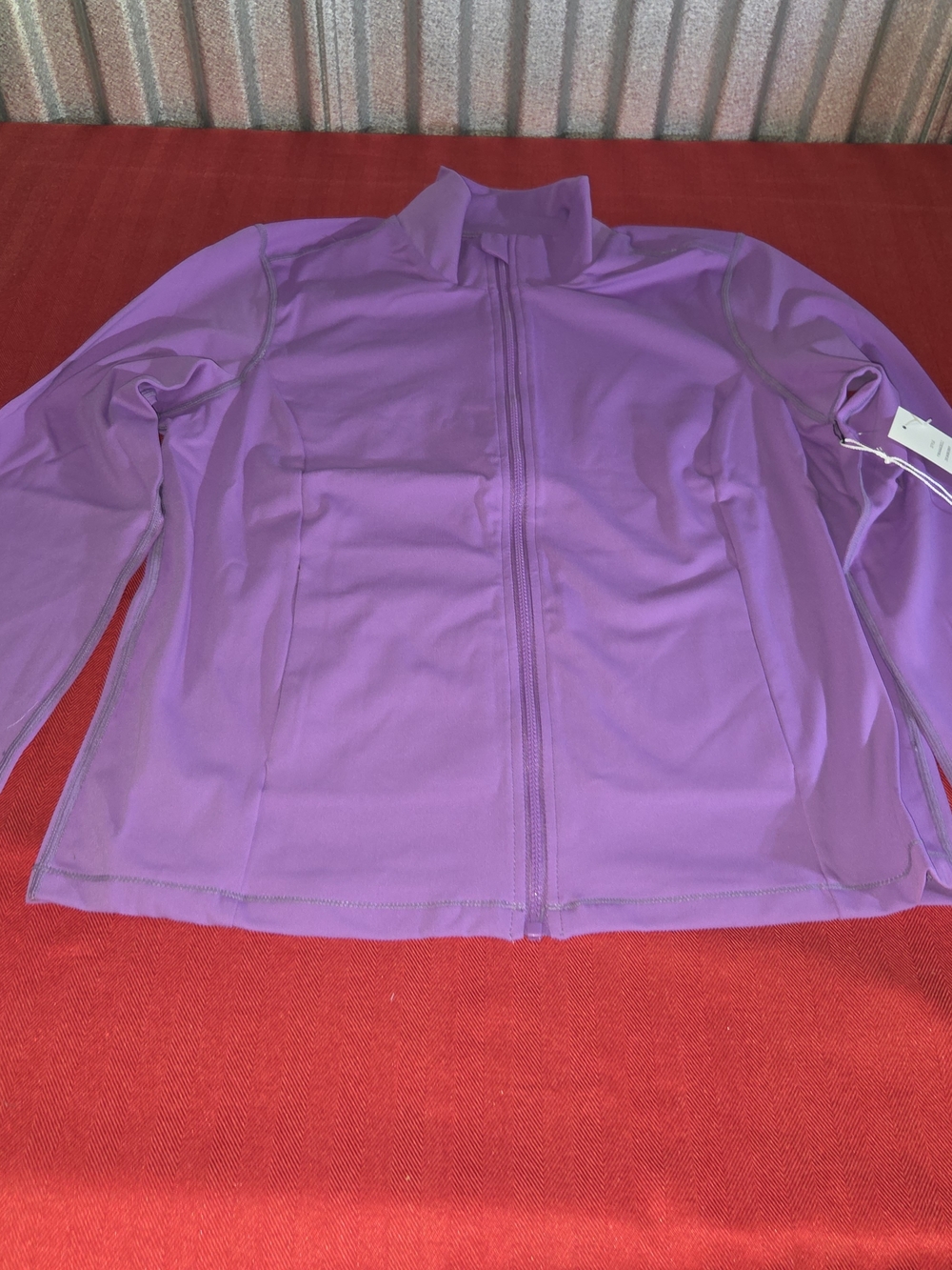 Women's Purple Full-Zip Utility Jacket